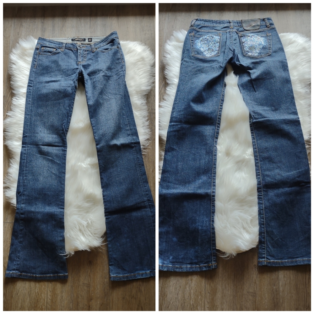 Ed Hardy Boot Cut Jeans Size 27 Vintage